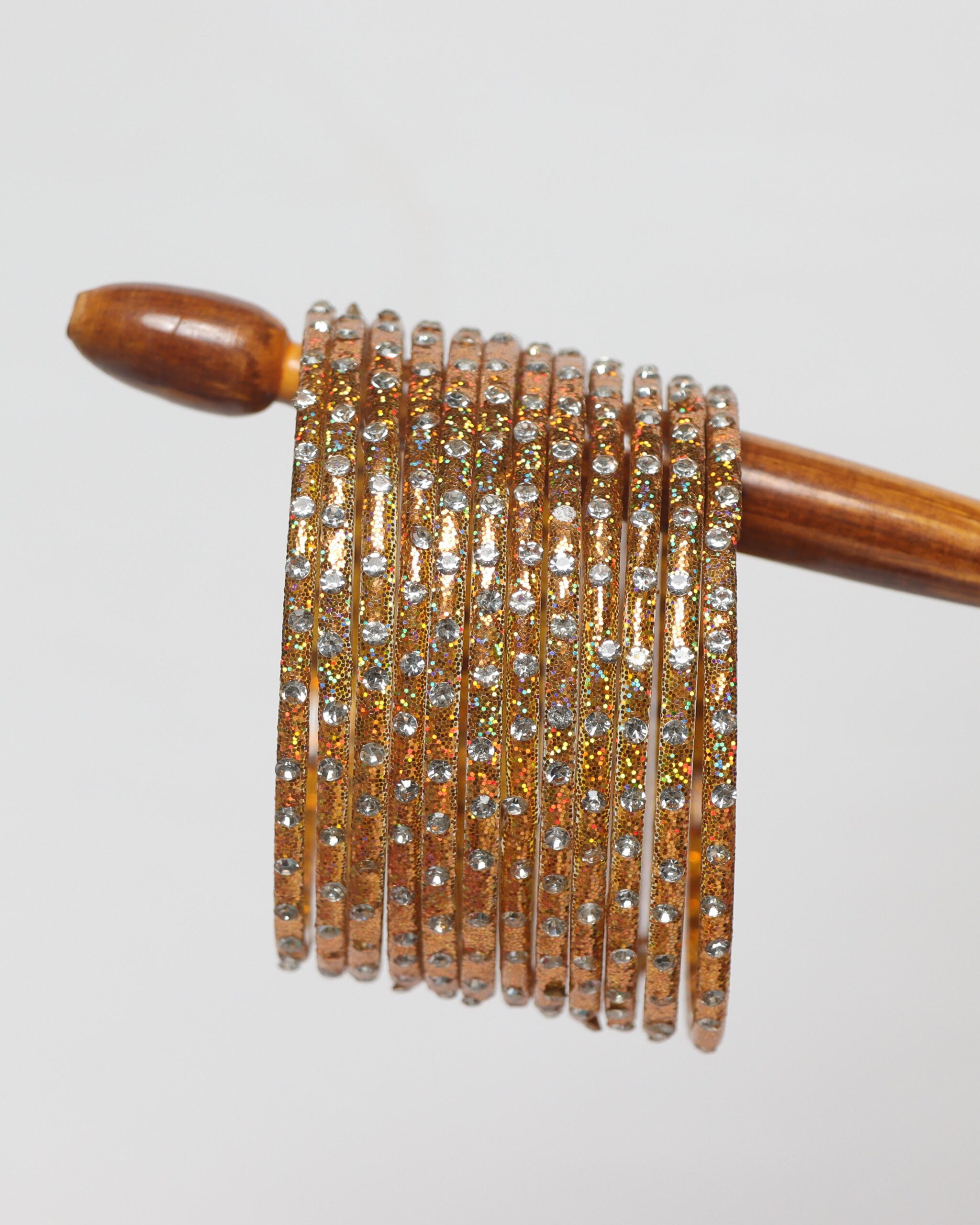 24 Nagg Shining Bangles - Golden