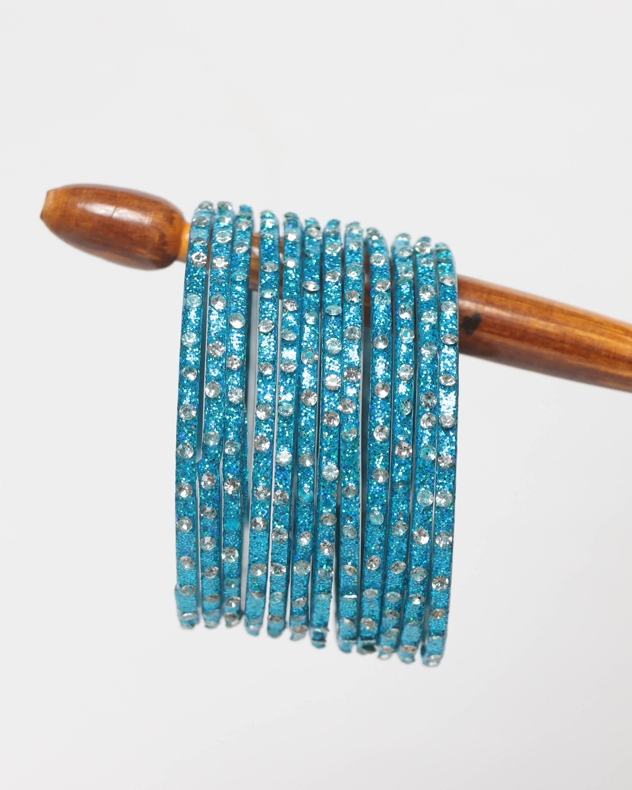 24 Nagg Shining Bangles - Sky Blue