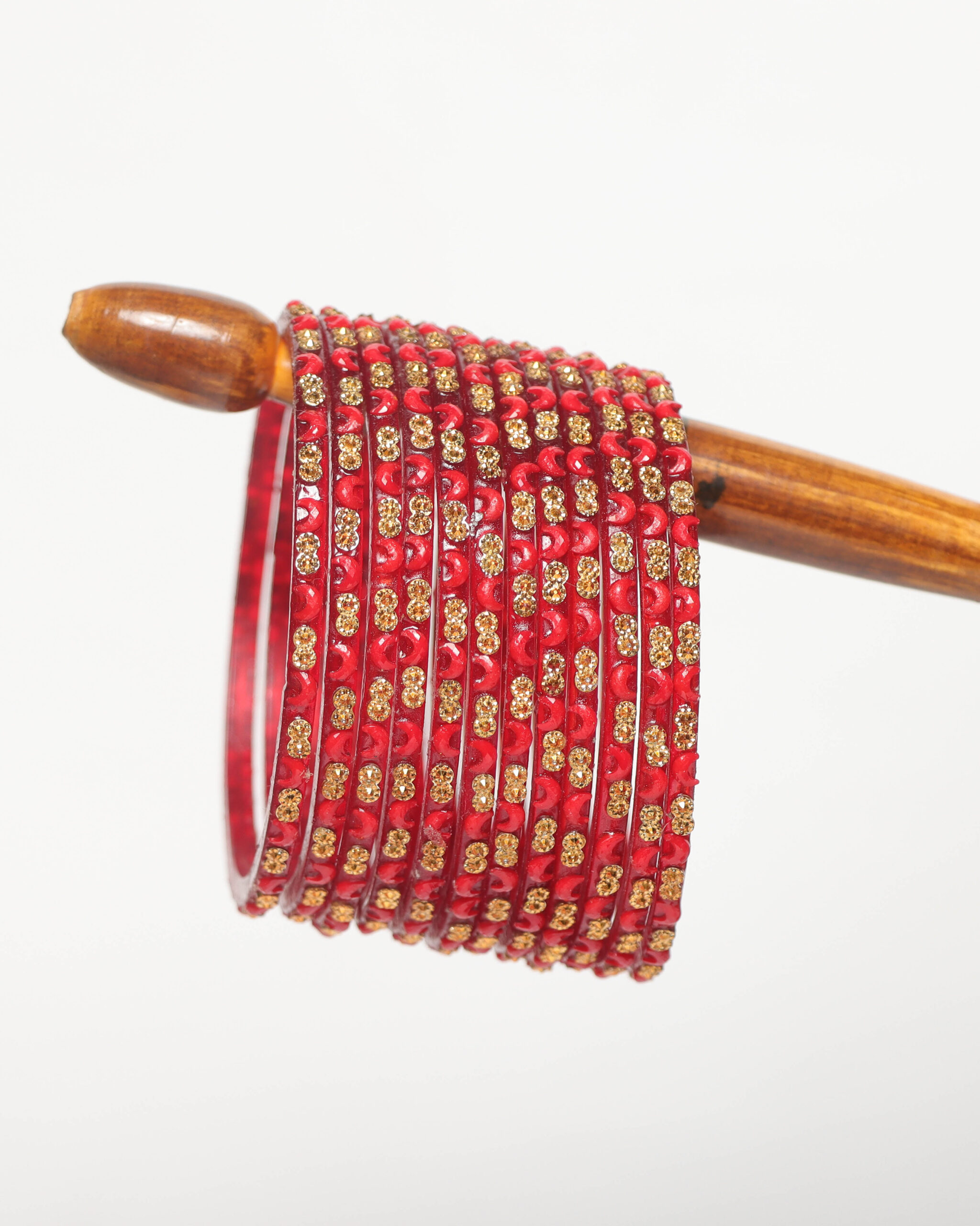 Chaand Designer Bangles - Red